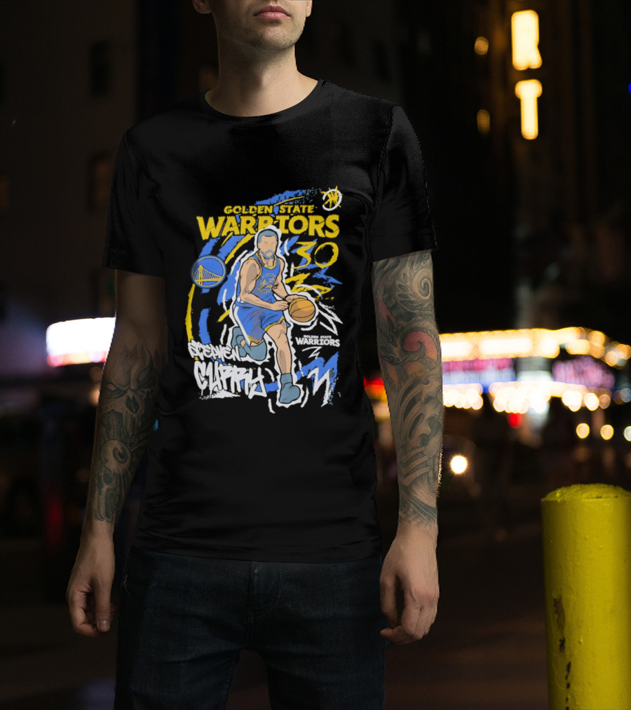 Golden State Warriors Stephen Curry 30 Basketball Player T-Shirt