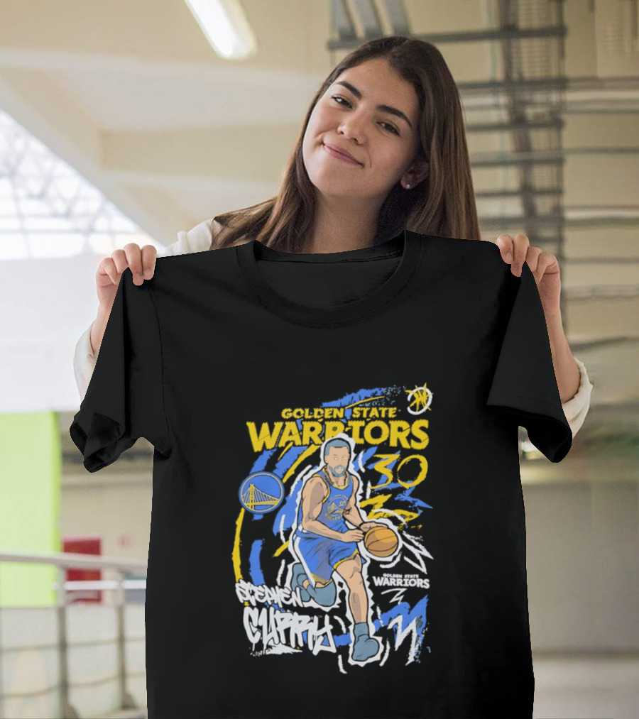 Golden State Warriors Stephen Curry 30 Basketball Player T-Shirt