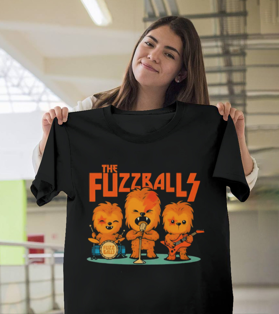 The Fuzzballs Chewbacca Star Wars Music Band T-Shirt