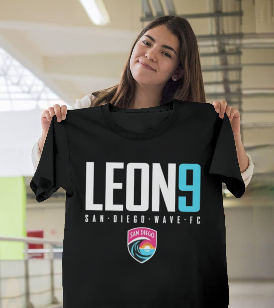 Adriana Leon 9 San Diego Wave FC T-Shirt