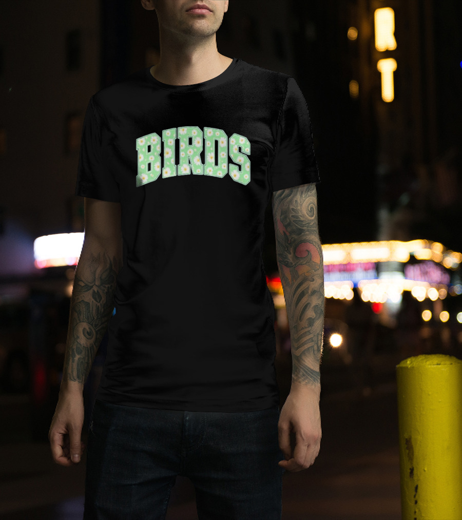 Birds Kelly Green Philadelphia Football Daisy T-Shirt