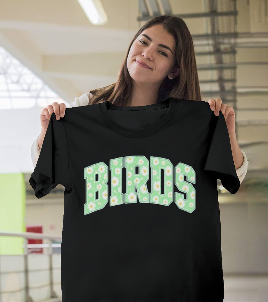 Birds Kelly Green Philadelphia Football Daisy T-Shirt