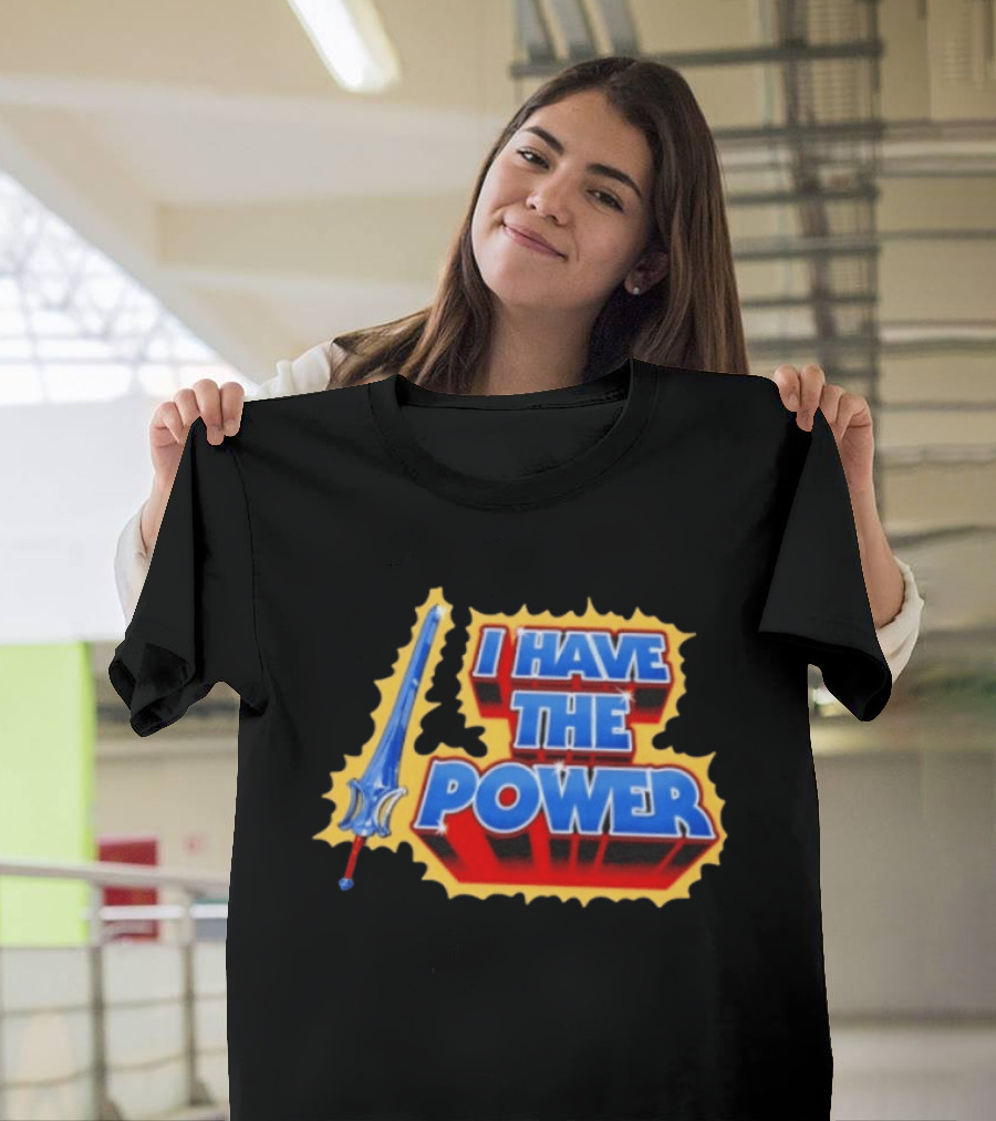 I Have The Power He Man Vintage Masters Of The Universe Sword T-Shirt