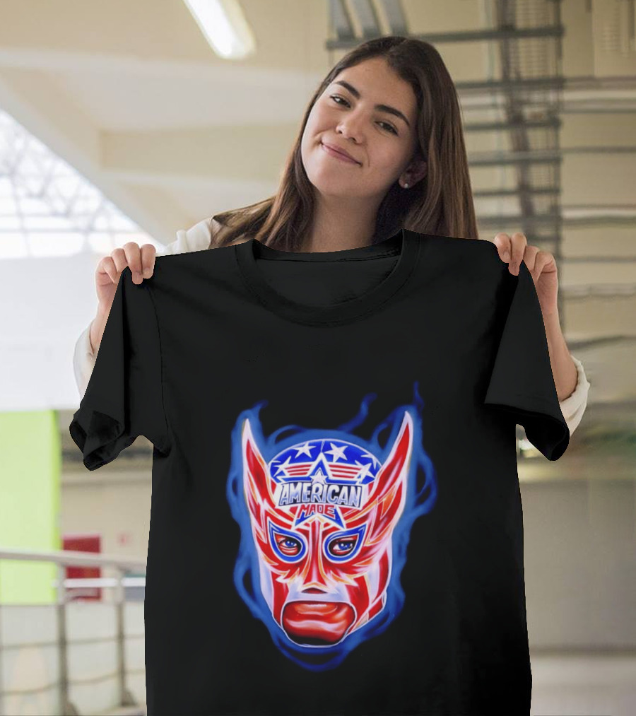 Cody Rhodes American Made Luchador Mask Star Spangled T-Shirt