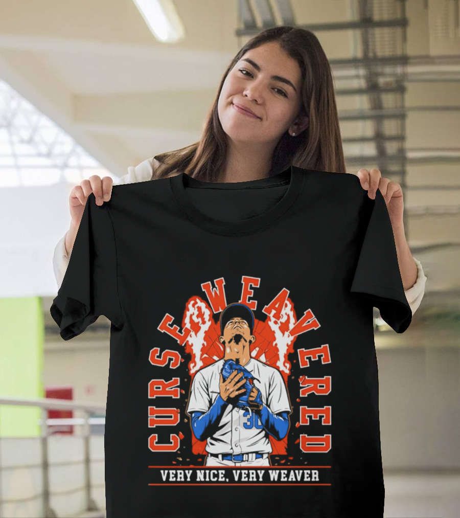 Jared Weaver Los Angeles Angels Curse Weavered Very Nice Very Weaver T-Shirt