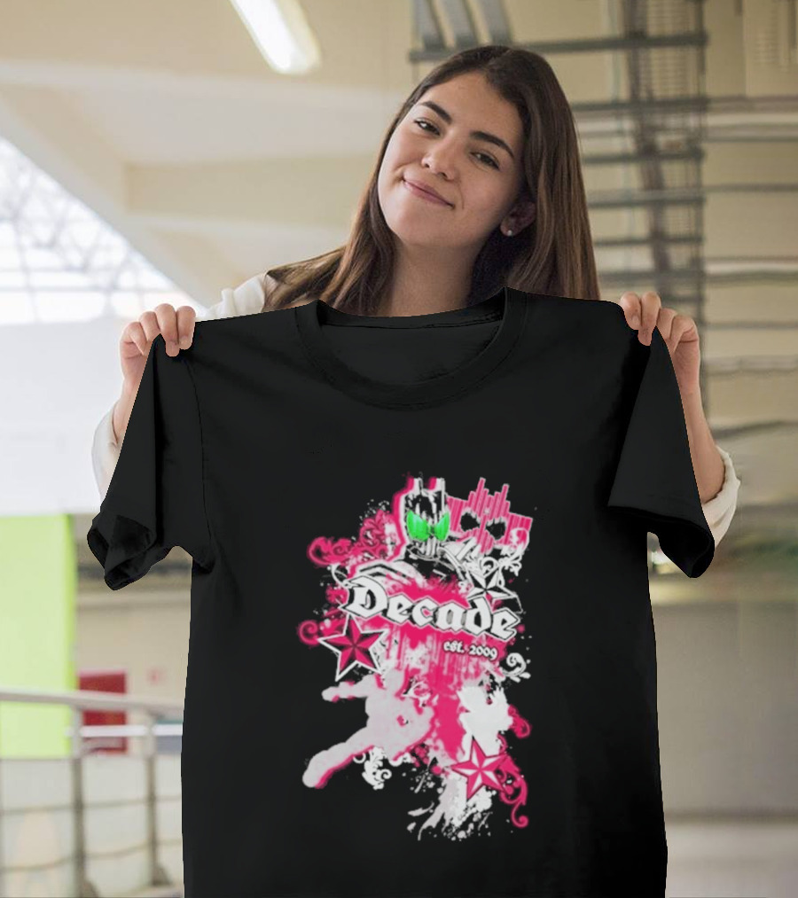 Kamen Rider Decade Est 2009 Heroic Starburst Adventure T-Shirt