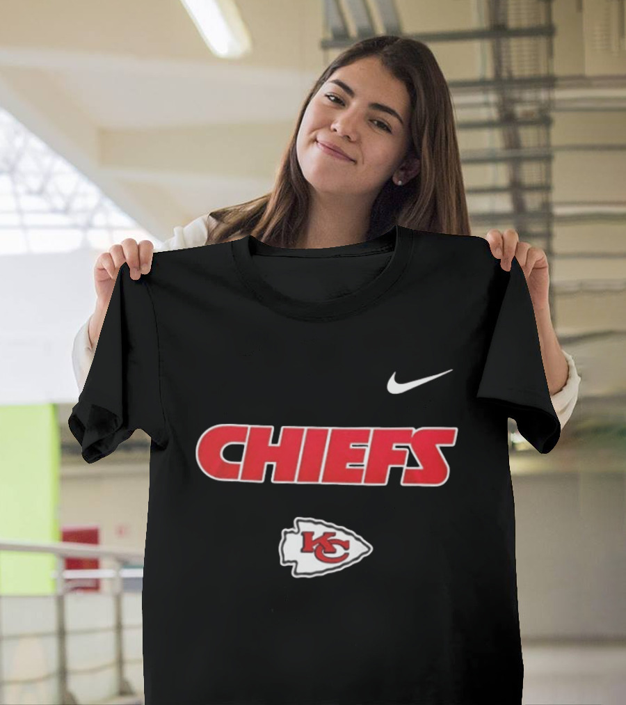 Kansas City Chiefs Nike KC Logo Proud Mechanic Skeleton T-Shirt