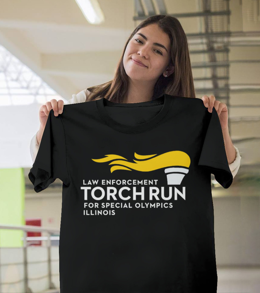 Law Enforcement Torch Run Special Olympics Illinois T-Shirt