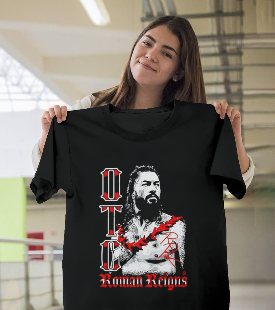 OTC Roman Reigns Wrestling Iconic Athlete T-Shirt