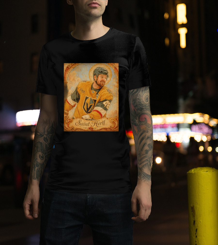 Tomas Hertl Vegas Golden Knights Saint Hertl NHL Circa Sports T-Shirt