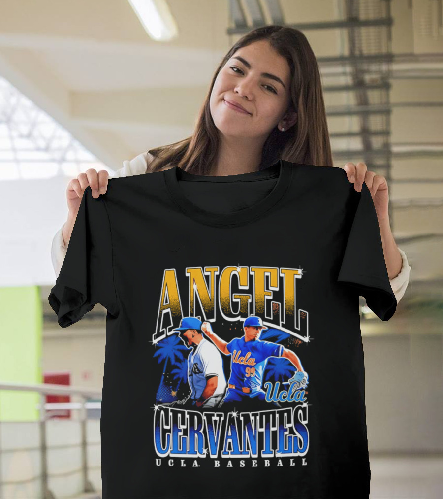 Ucla Baseball Angel Cervantes Player T-Shirt