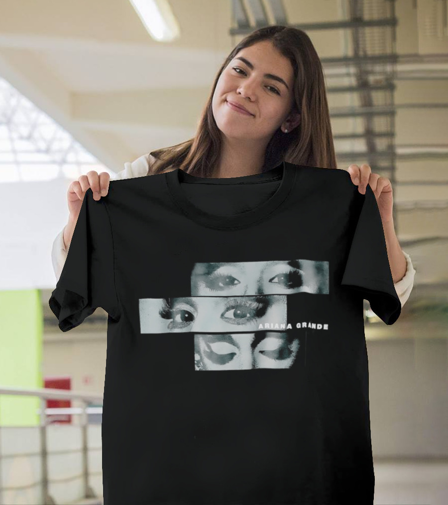 Ariana Grande Eyes Montage Pop Music T-Shirt