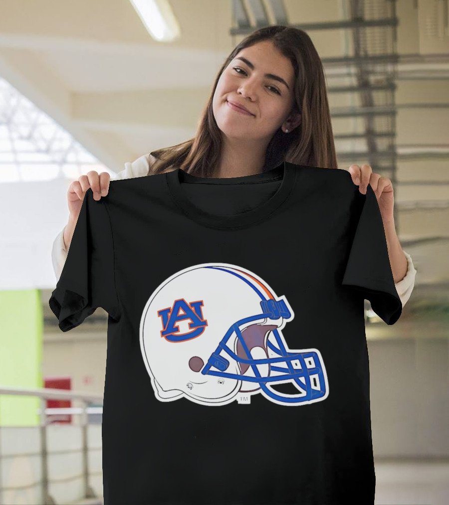 Auburn Tigers Football Helmet AU T-Shirt