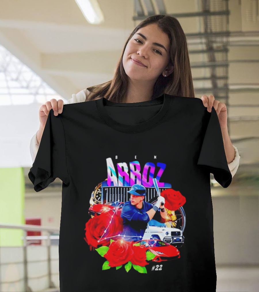 Ben Arroz New York Yankees Aaron Judge MLB 22 Luxury Sports Supercar Rose T-Shirt