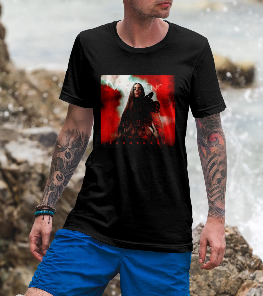 Evanescence Sanctuary Red Atmospheric Album Cover T-Shirt