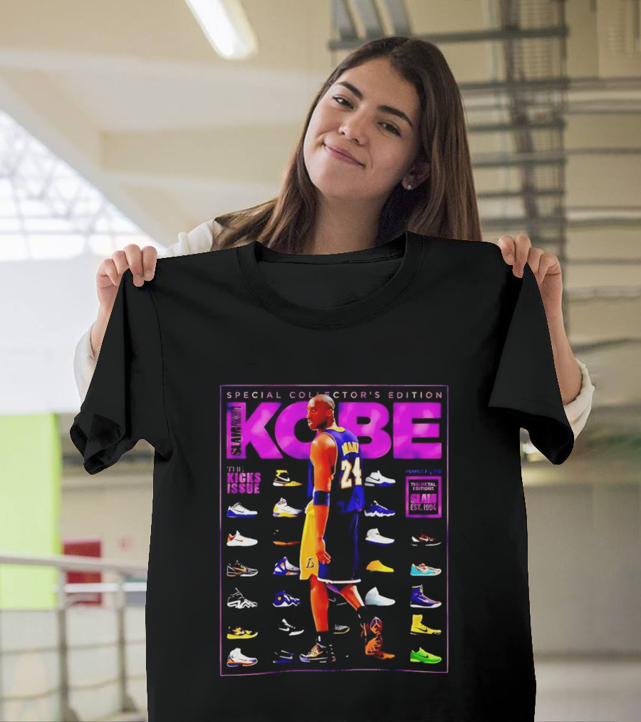 Kobe Bryant SLAM Special Collector's Edition The Kicks Issue Los Angeles Lakers 24 T-Shirt