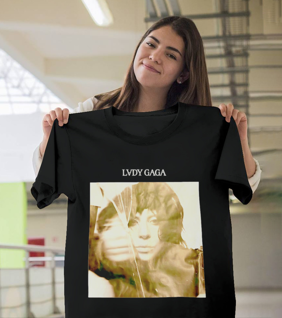 LADY GAGA LVDY Vintage Album Cover T-Shirt