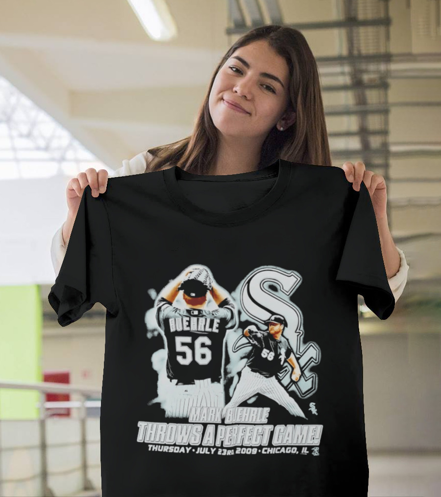 Mark Buehrle 56 White Sox Perfect Game July 23 2009 Chicago T-Shirt