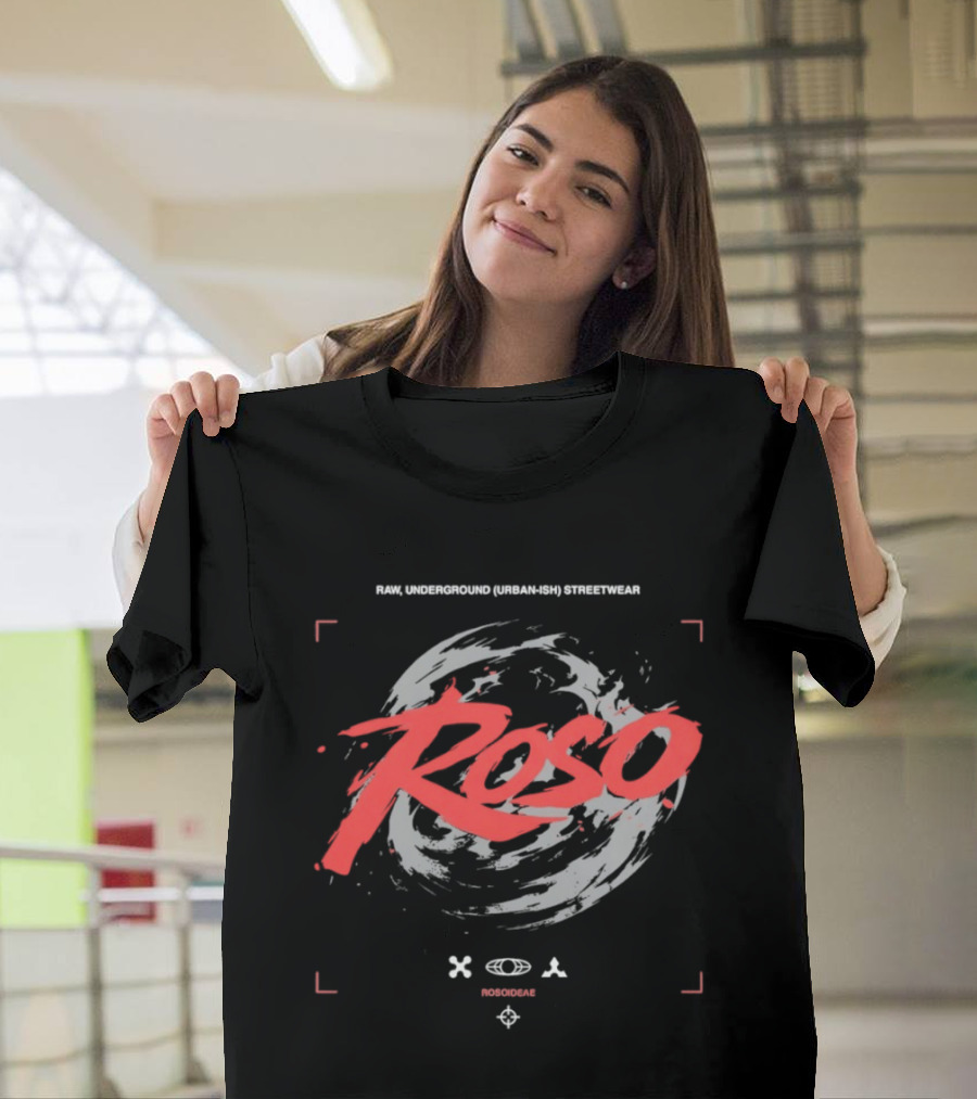 Roso Raw Underground Urbanish Rosoideae Streetwear XOΑ Vrosinox T-Shirt