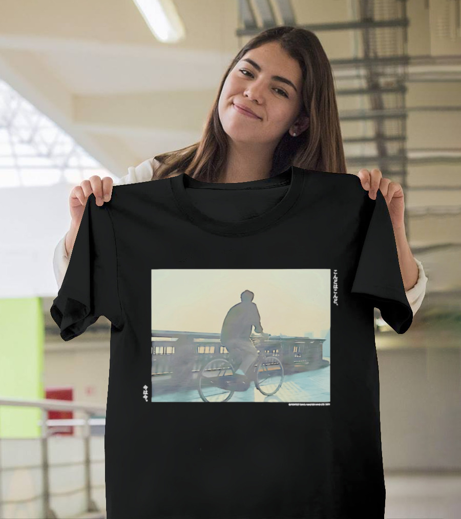 Suzuka Chinzei Perfect Days Movie Bicycle Scene T-Shirt
