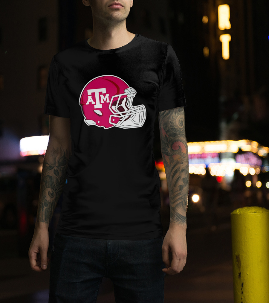 Texas A&M Aggies Football Helmet Fan Gear T-Shirt