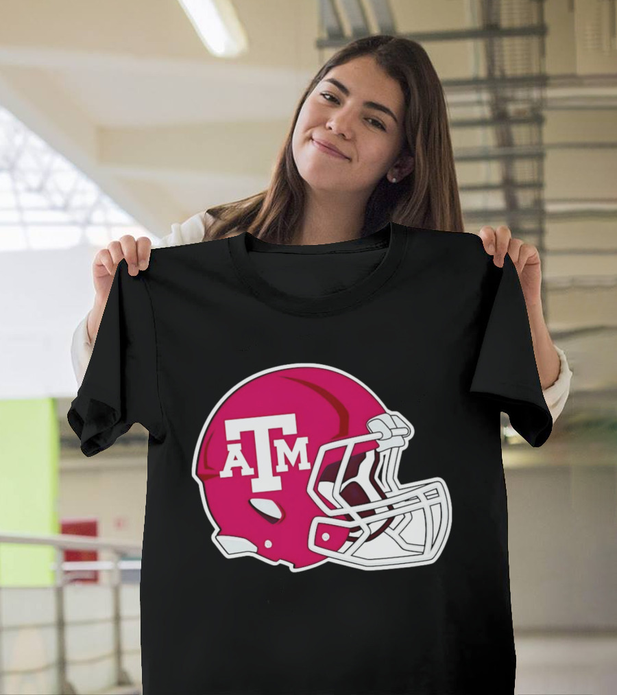 Texas A&M Aggies Football Helmet Fan Gear T-Shirt