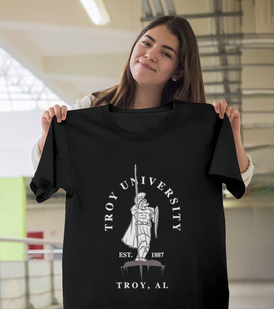 Troy University Trojan Warrior Est 1887 Troy AL T-Shirt