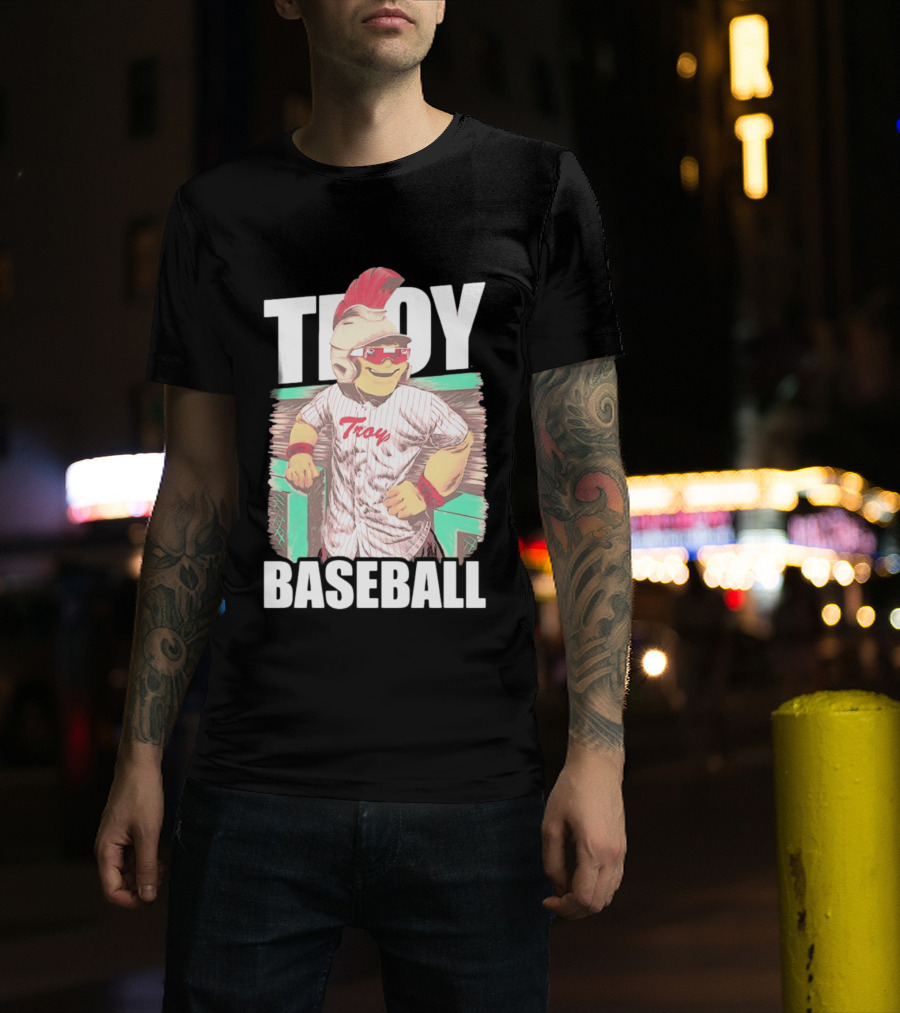 Troy University Trojans Baseball Team Collegiate Athletic Spirit T-Shirt