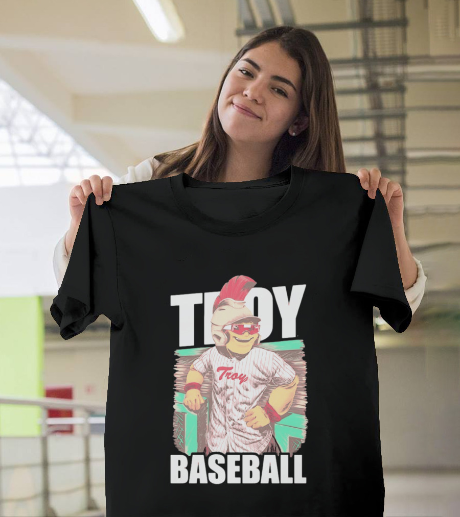 Troy University Trojans Baseball Team Collegiate Athletic Spirit T-Shirt