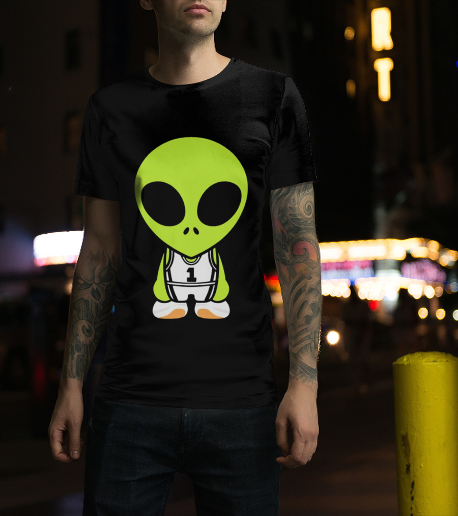 Victor Wembanyama San Antonio Spurs NBA Alien Player Number 1 Basketball T-Shirt