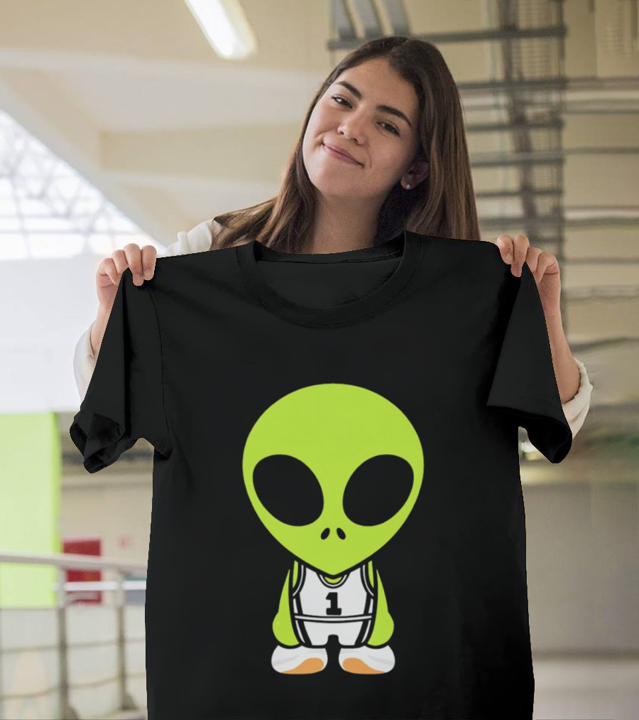 Victor Wembanyama San Antonio Spurs NBA Alien Player Number 1 Basketball T-Shirt