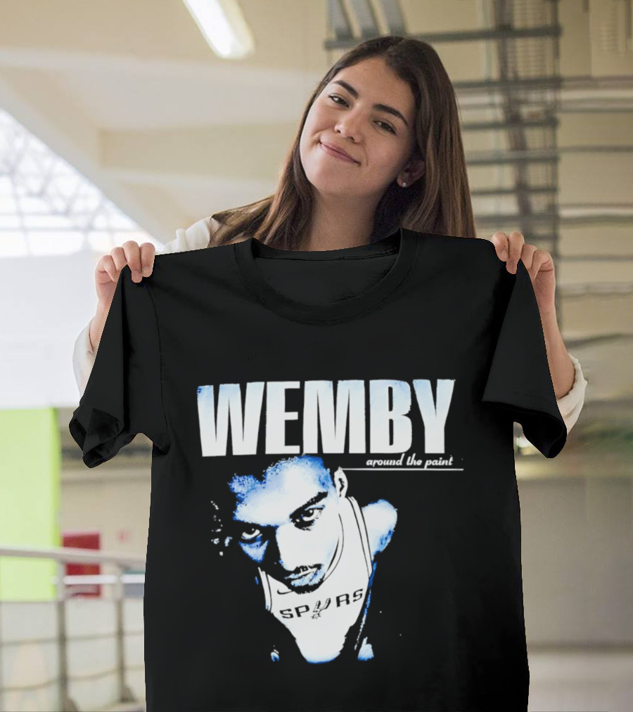 Wemby Around The Point Victor Wembanyama NBA 2026 San Antonio Spurs T-Shirt