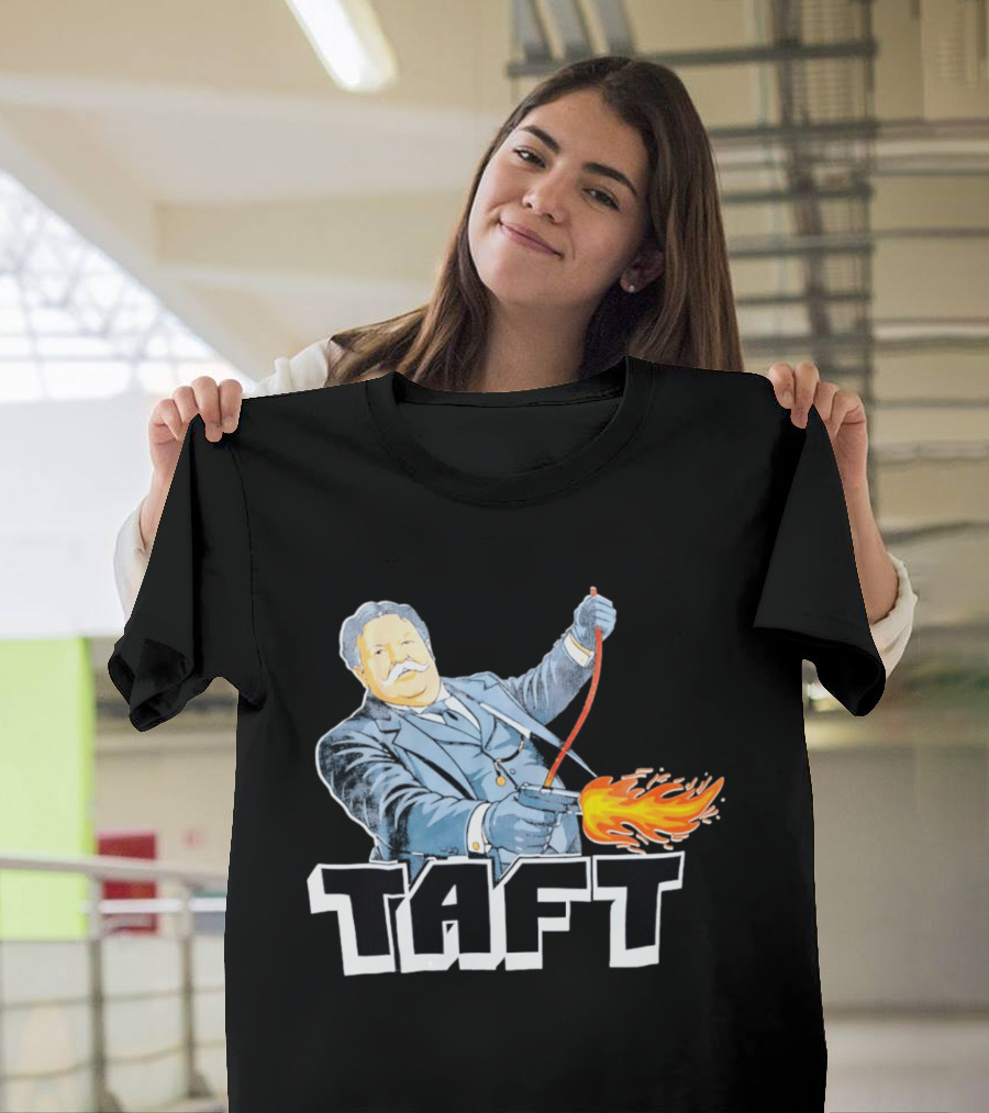 William Howard Taft Wild West Gunfire Embrace T-Shirt