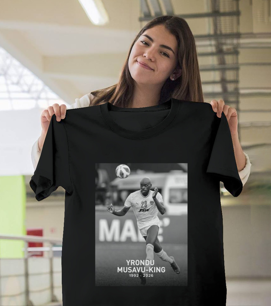 Yrondu Musavu King 29 JSW 1992 2026 Soccer Player T-Shirt