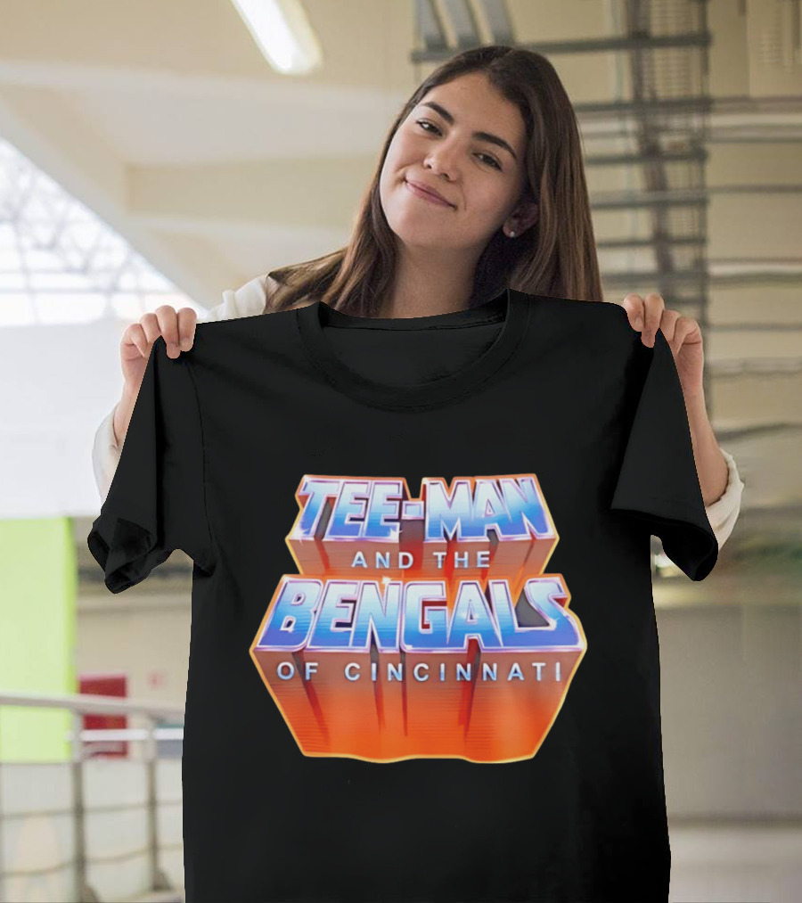 Tee Man And The Bengals Of Cincinnati T-Shirt