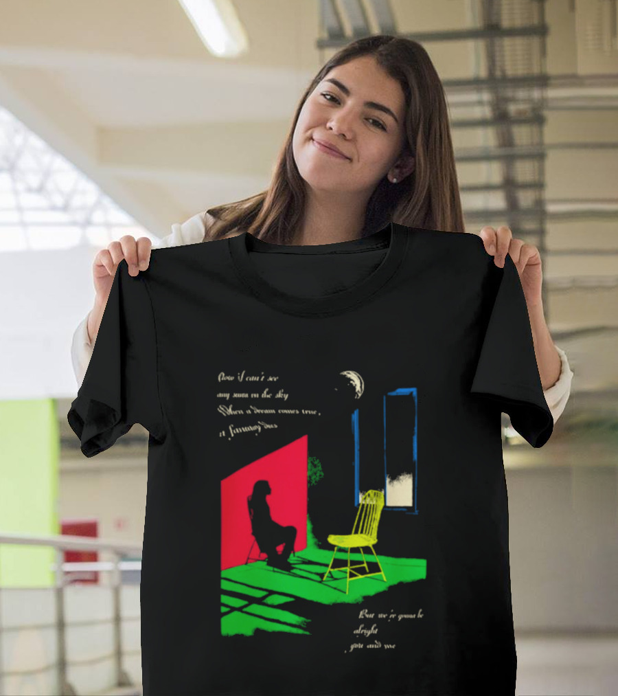 Phoebe Bridgers Chair Tour Shadow Scene With Moon And Writing T-Shirt
