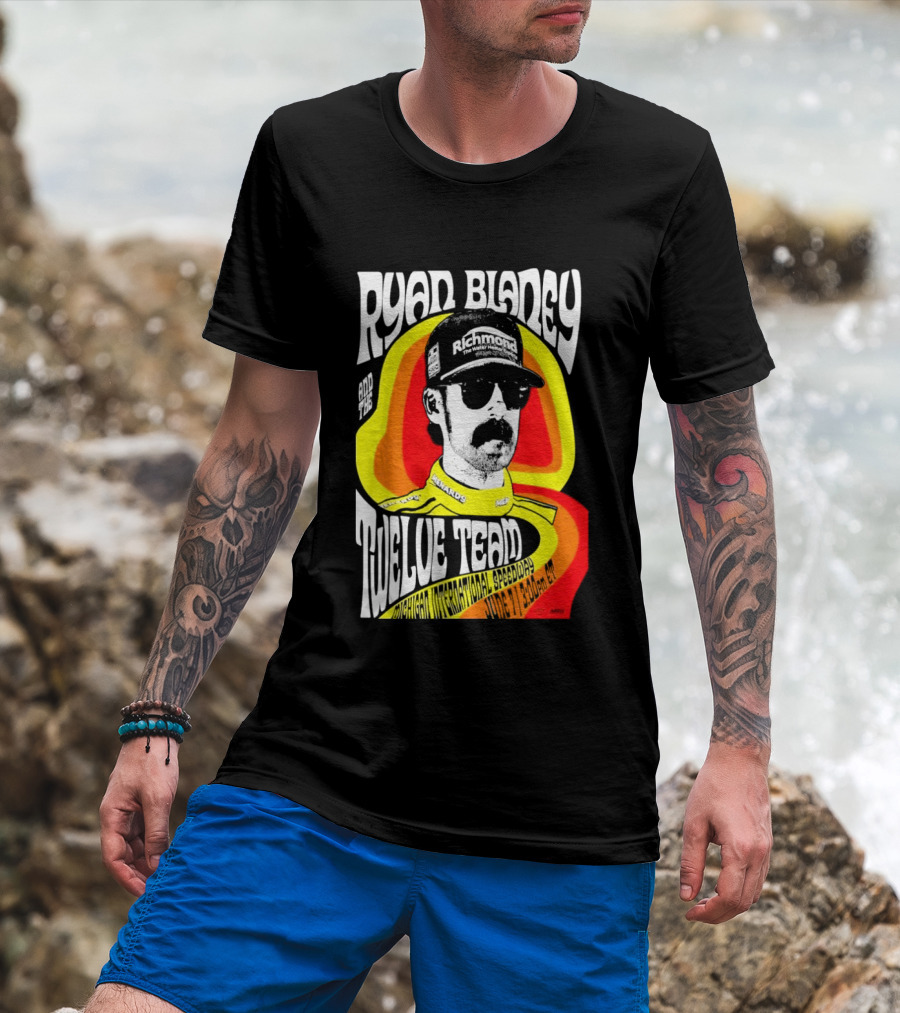 Ryan Blaney 12 Tribute Team Michigan International Speedway June 7 2026 T-Shirt