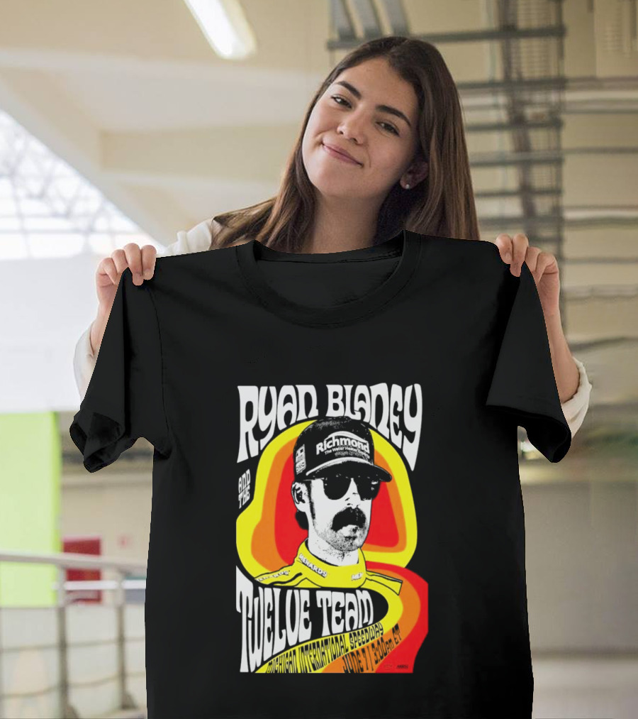 Ryan Blaney 12 Tribute Team Michigan International Speedway June 7 2026 T-Shirt