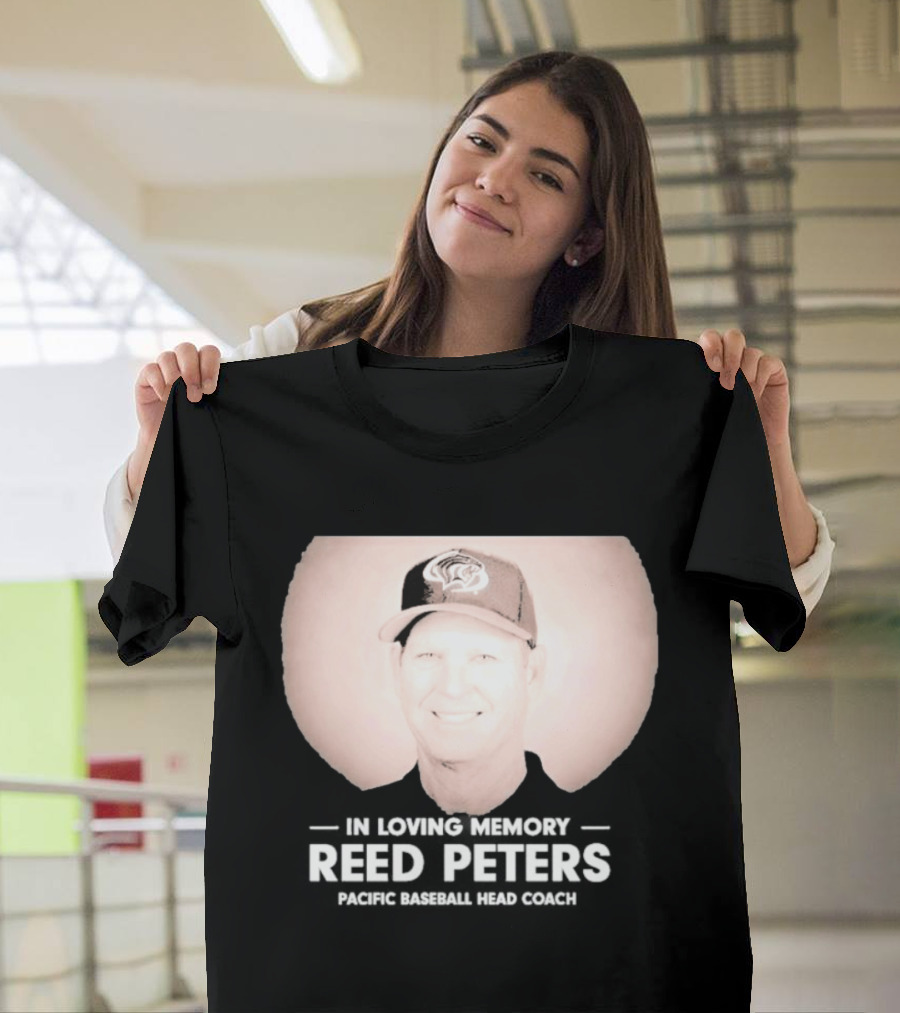 In Loving Memory Reed Peters Pacific Baseball Head Coach Panthers Cap T-Shirt