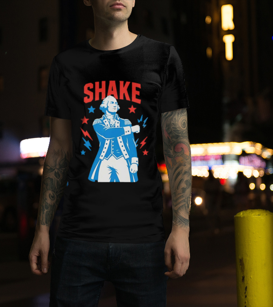 Shake And Bake George Washington America Drinking T-Shirt