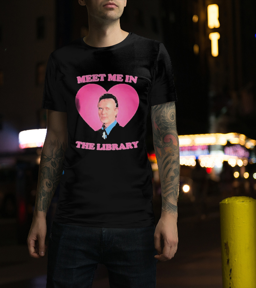Meet Me In The Library Pink Heart Anthony Head Rupert Giles 2026 T-Shirt