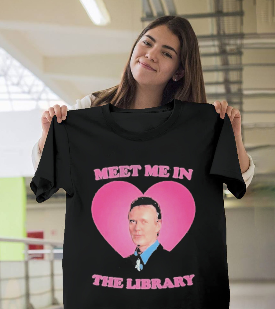 Meet Me In The Library Pink Heart Anthony Head Rupert Giles 2026 T-Shirt