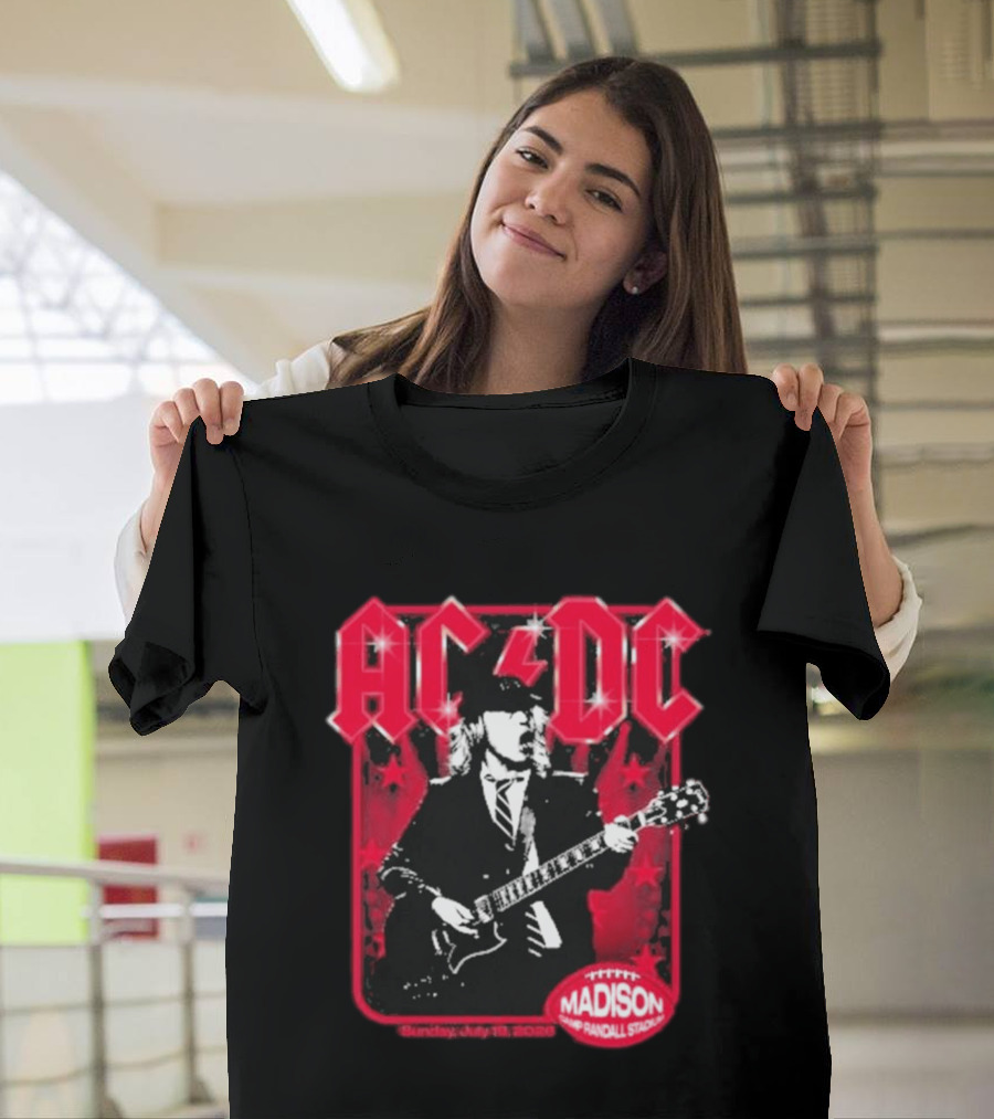 ACDC Madison Camp Randall Stadium Pwr Up Tour T-Shirt