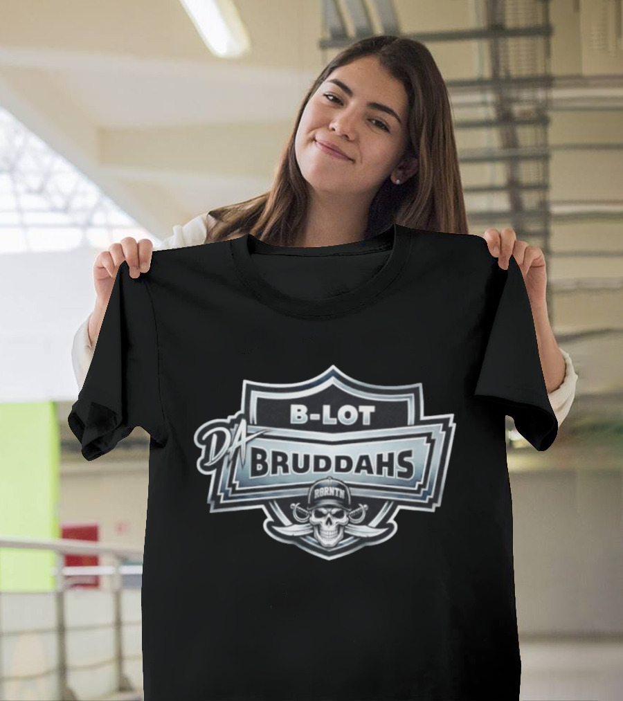 B Lot Da Bruddahs R8rntn Skull T-Shirt