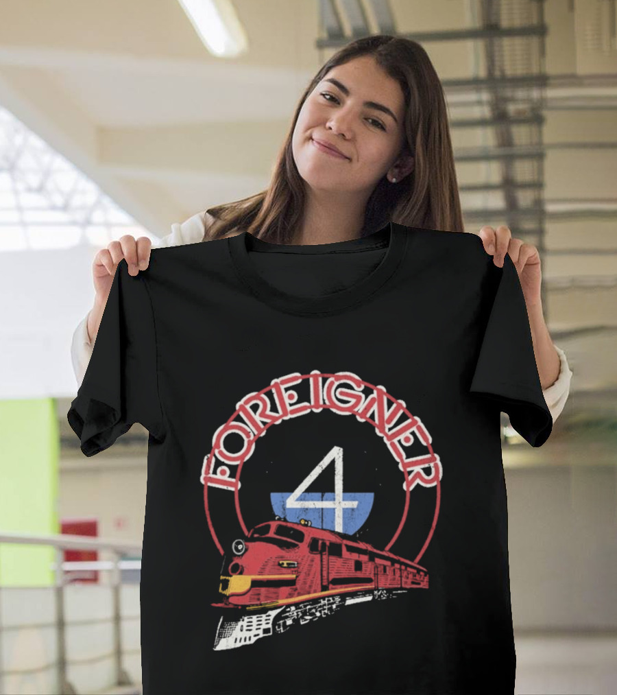 Foreigner 4 Train Red T-Shirt