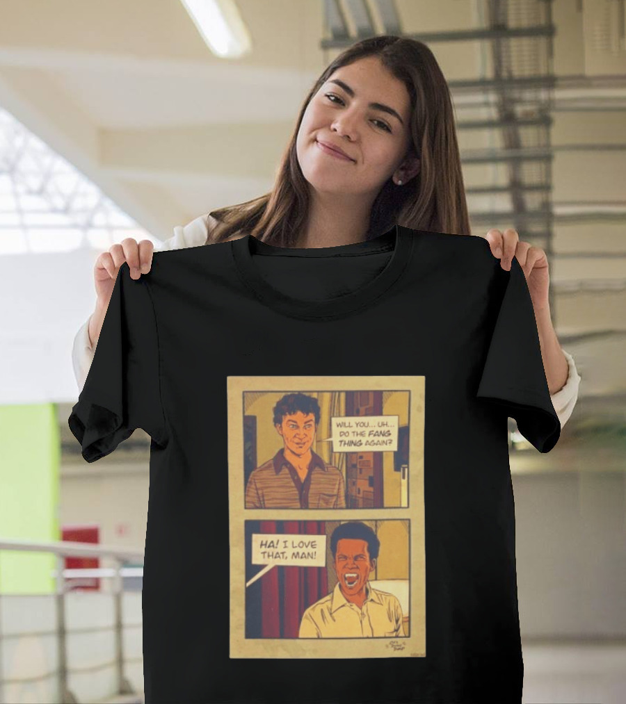 Interview With The Vampire Fang Thing Comic Panel Ha I Love That Man T-Shirt