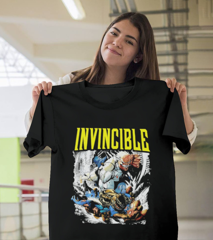 Invincible Thragg Vs Omni Man Epic Battle Comics T-Shirt