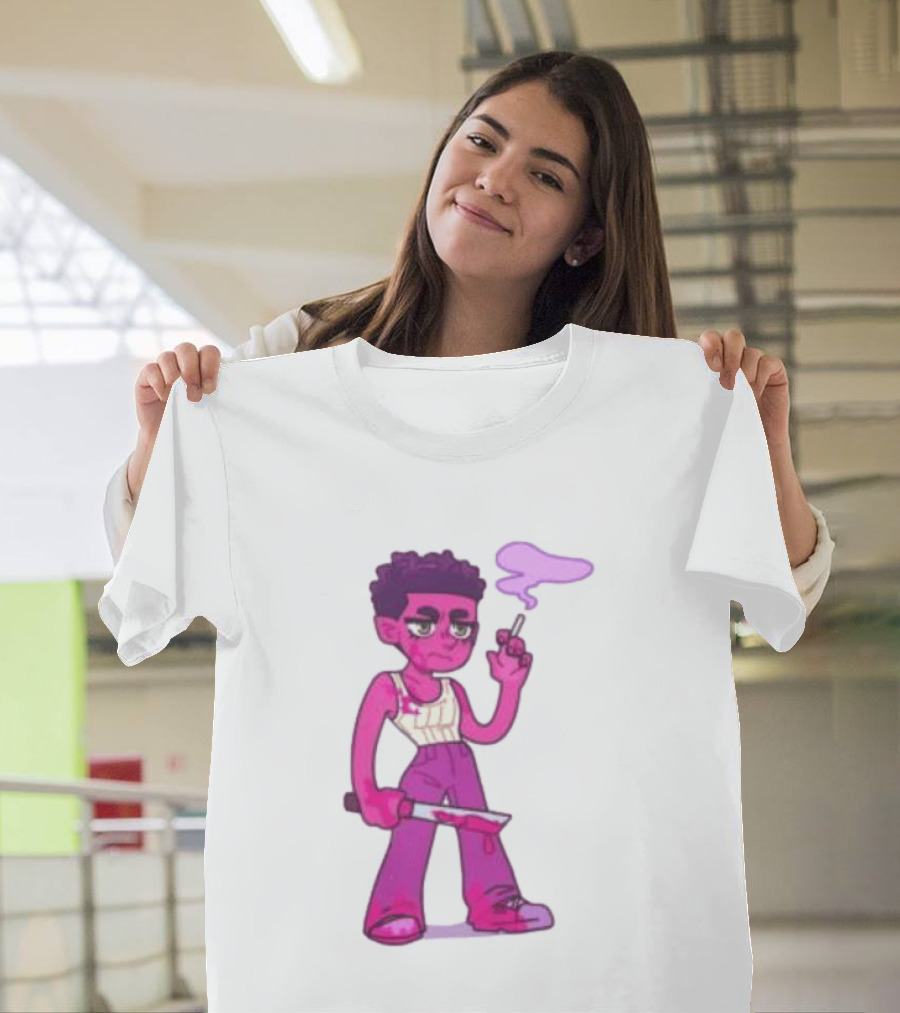 Amc Shop Interview With The Vampire Very Merry Mart Louis Smoking Knife T-Shirt