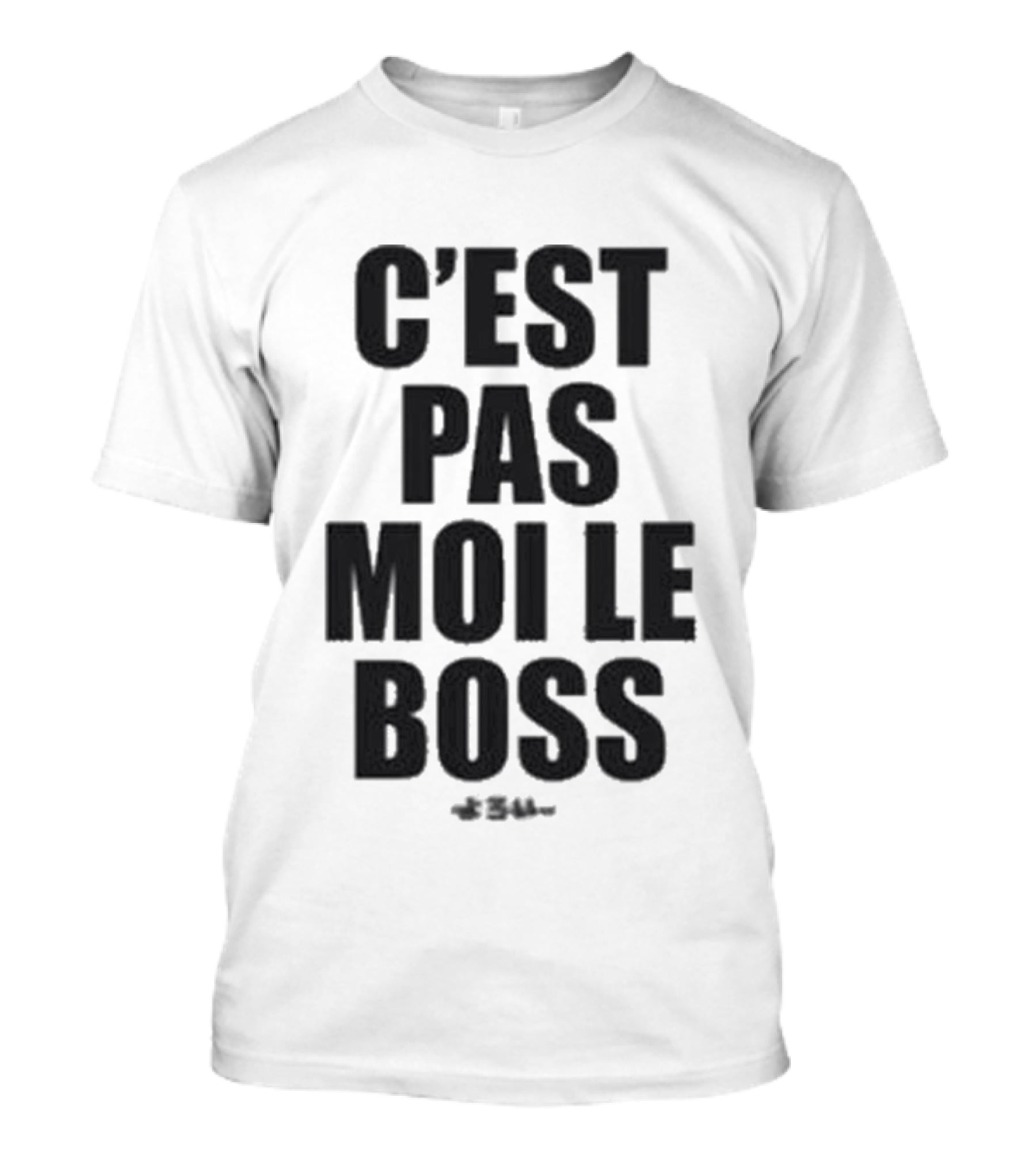 Orelsan C'est Pas Moi Le Boss Text Clothing T-Shirt