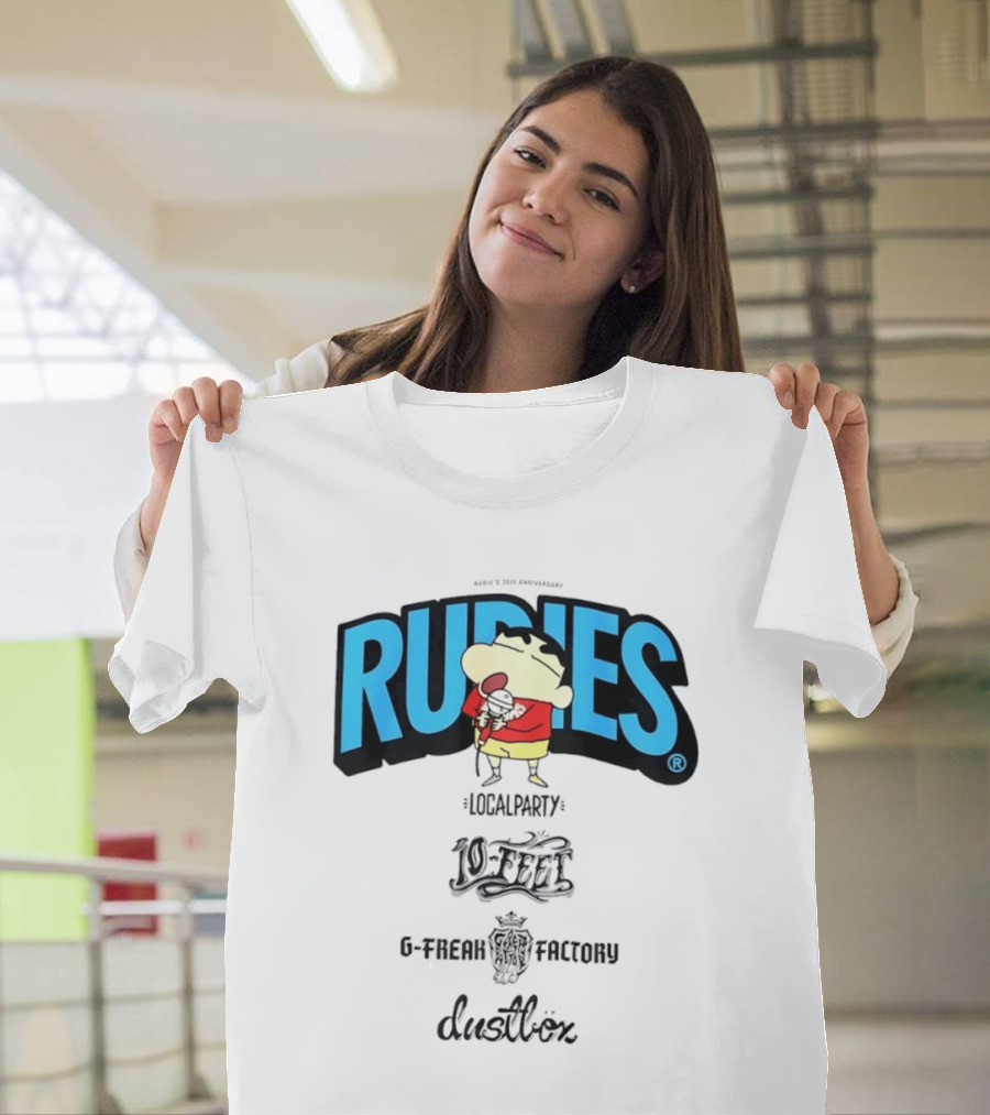Rudies Crayon Shinchan Local Party B Freak Factory Duettrax Collaboration T-Shirt